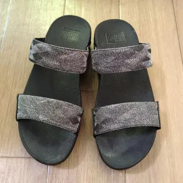 핏플랍 그레이 계열 뮬 2 스트랩