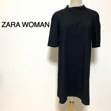 자라 블랙 컬러 반팔 원피스