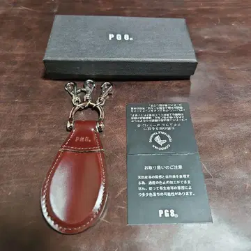 3줄 신발 주걱형 내추럴 코도반 키링