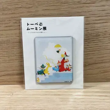 [미사용 새상품] 토베와 무민전 moomin 마그넷 무민 블루