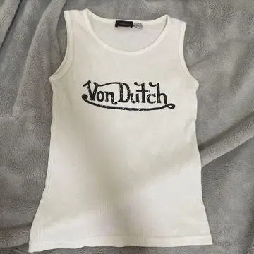Von Dutch 화이트 탱크탑 본더치