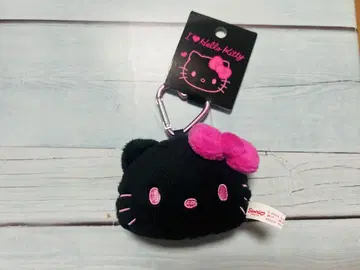 아이 러브 헬로키티 마스코트 홀더 카오 블랙