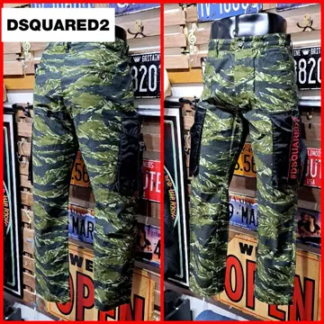 정가 9만 Dsquared2 하키 핏 카모플라주 카고 팬츠 46
