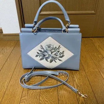 fint 로즈 자수 토트백 핀트