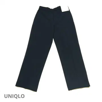 [택 포함 새상품] UNIQLO 유니클로 감동 슬림 팬츠 S 네이비
