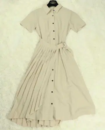 [새상품급] 유나이티드 도쿄 아지메 플리츠 셔츠 롱 원피스