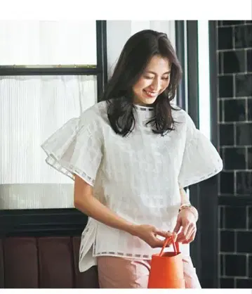 레어! threeSquare 2way 체크 레이어드 상의