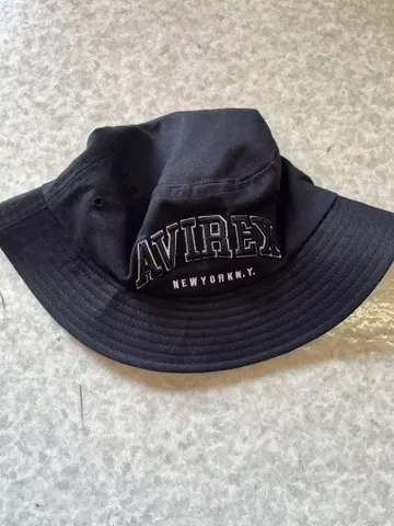 AVIREX 버킷햇 블랙