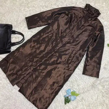 새상품급 케이오브크리치아 롱 다운 코트 브라운 스몰 페더 40
