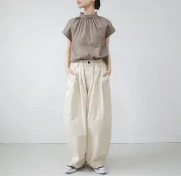 미사용 새상품 Harvesty 서커스 팬츠 아이보리 사이즈 0, 1, 2