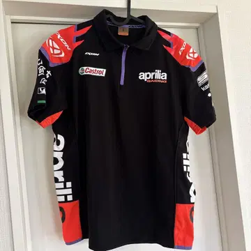Aprilia 레이싱 motoGP 팀 피케 셔츠 L 사이즈
