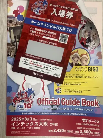 홈타운 돌파 오사카 10 팜플렛