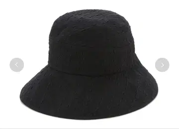 와이드 브림 햇 블랙