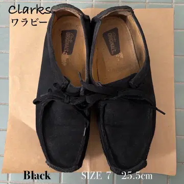 Clarks 왈라비 블랙 25.5cm