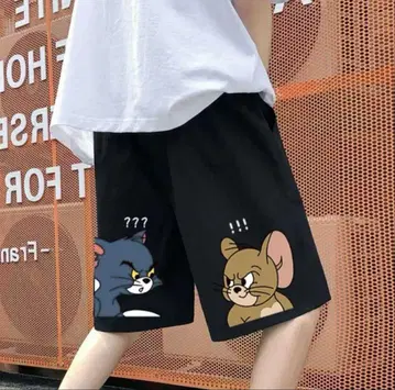 톰과 제리 프린트 숏팬츠