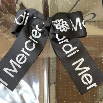 Mardi Mercredi 마르디메크르디 블랙 리본 머리핀 헤어핀