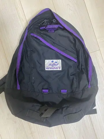 그레고리 Gregory 보라색 택 화이트 택 USA 빈티지 데이팩