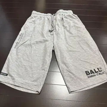 BALL 그레이 숏 팬츠