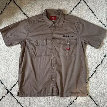 Dickies (디키즈) 워크 셔츠 브라운 XL 사이즈