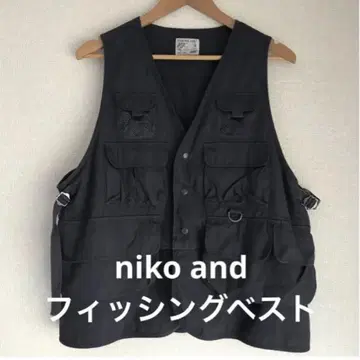 니코앤드 niko and 낚시용 조끼 F 넉넉한 포켓 베스트