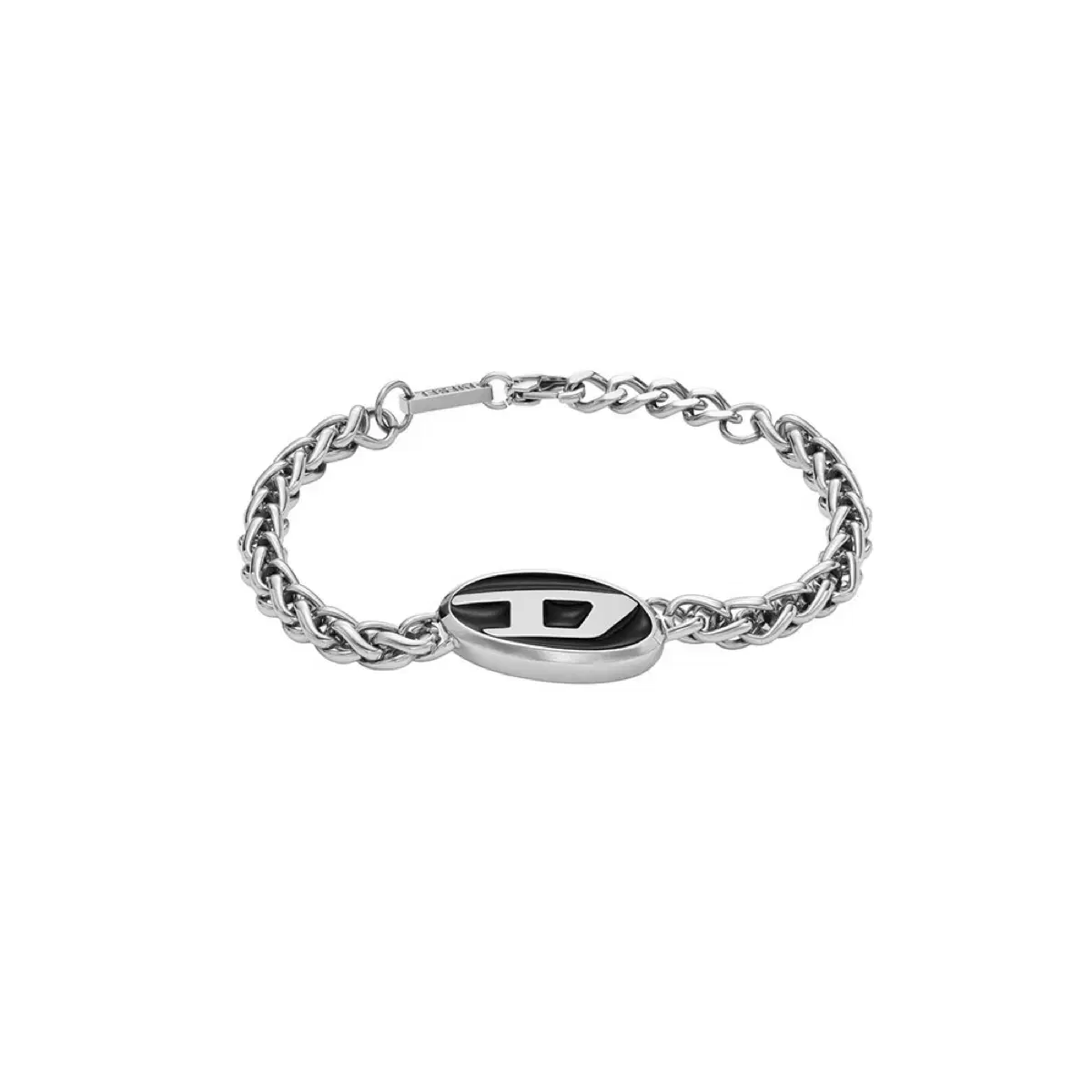 DIESEL | 디젤 Diesel Bracelet Chain D Logo Silver DX1496040