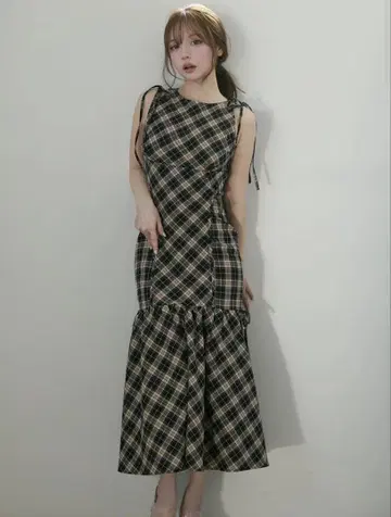 ANDMARY Grenda ribbon long dress