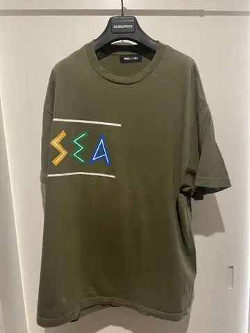 WIND AND SEA 카키 티셔츠 XL