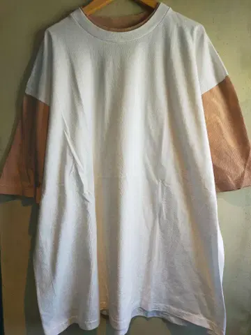 90년대 BELTON USA 제작 투톤 티셔츠 2XL 블리치
