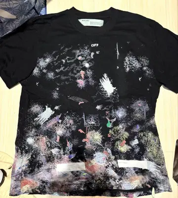 OFF-WHITE Galaxy T셔츠 블랙