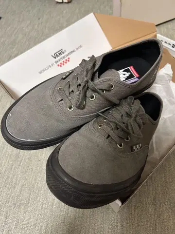스니커즈 VANS 반스 SKATE AUTHENTIC 그레이