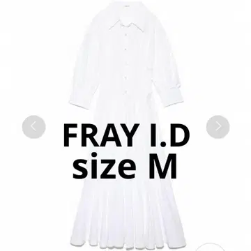 FRAY I.D 프레이 아이디 랜덤 티어드 셔츠 원피스 M