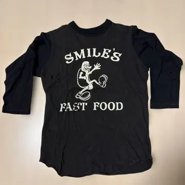 used 프리휠러스 7부 소매 셔츠 S 브라운 x 블랙