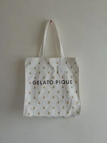 GELATO PIQUE 곰 패턴 토트백 종이 봉투 포함