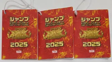점프 빅토리 카니발 2025 한정판 여권 3개 세트