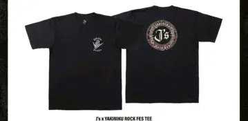 JSF J's yakiniku rock fes 티셔츠 L 야키페스 콜라보