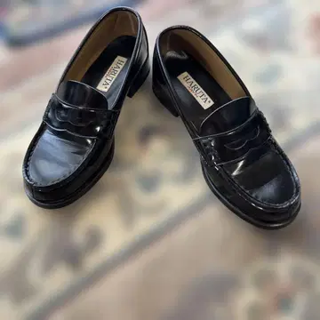 HARUTA ARVIN 코인 로퍼 23.5cm 블랙 일본제 4505