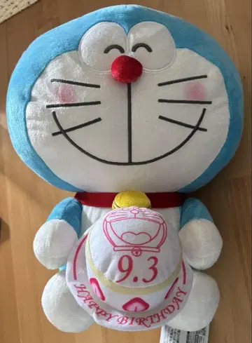 도라에몽 벌스데이 케이크 BIG 봉제 인형 높이 약 32cm