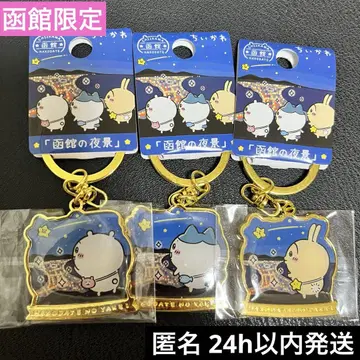 API 치이카와 (먼작귀) 지역 한정 키링 하코다테 야경 3점 SET