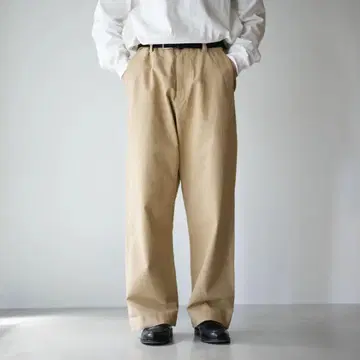 BONBON 베이직 치노 팬츠 L 사이즈 베이지