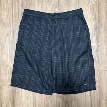'O'NEIL' Plaid Shorts 34인치 체크 팬츠 구제 의류