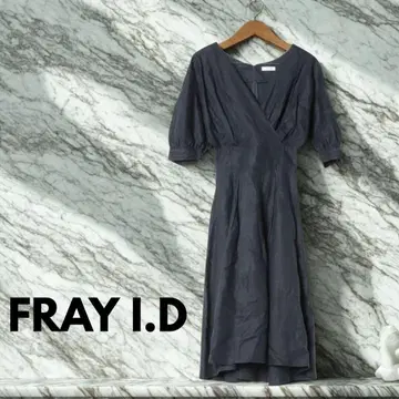 [FRAY I.D] 린넨 카슈쿨 원피스 돌먼 슬리브 린넨 S