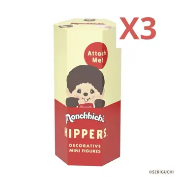 HIPPERS Monchhichi 히퍼스 몬치치 미개봉 3개
