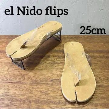 미사용 새상품 el Nido flips 비치 샌들 타비 샌들
