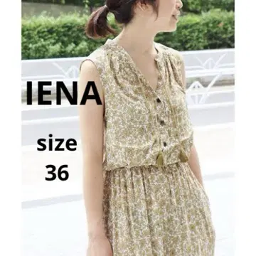 IENA IPEKER 올인원 플라워 프린트 꽃무늬 슬리브리스