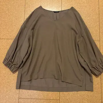 새상품급 고급 저널 스탠다드 블라우스 넉넉한 핏 일본제