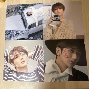 Nissy반 LP 사이즈 비주얼 시트 4장 HOCUSPOCUS4