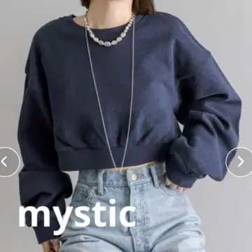 mystic 브레이크 숏 맨투맨