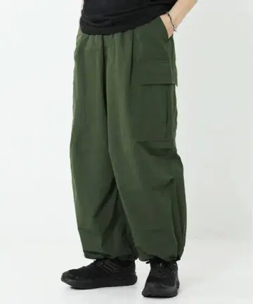 freaks store 올리브 그린 카키 카고 팬츠