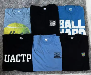 Undefeated tshirts M 6개 세트