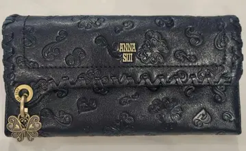 [미사용품] ANNA SUI 안나수이 달리아 장지갑 가마구치